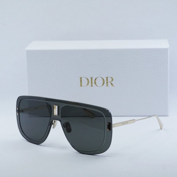 Final Price! Dior ULTRADIOR MU B0A0 Gold /Grey Sunglasses - Picture 1 of 11